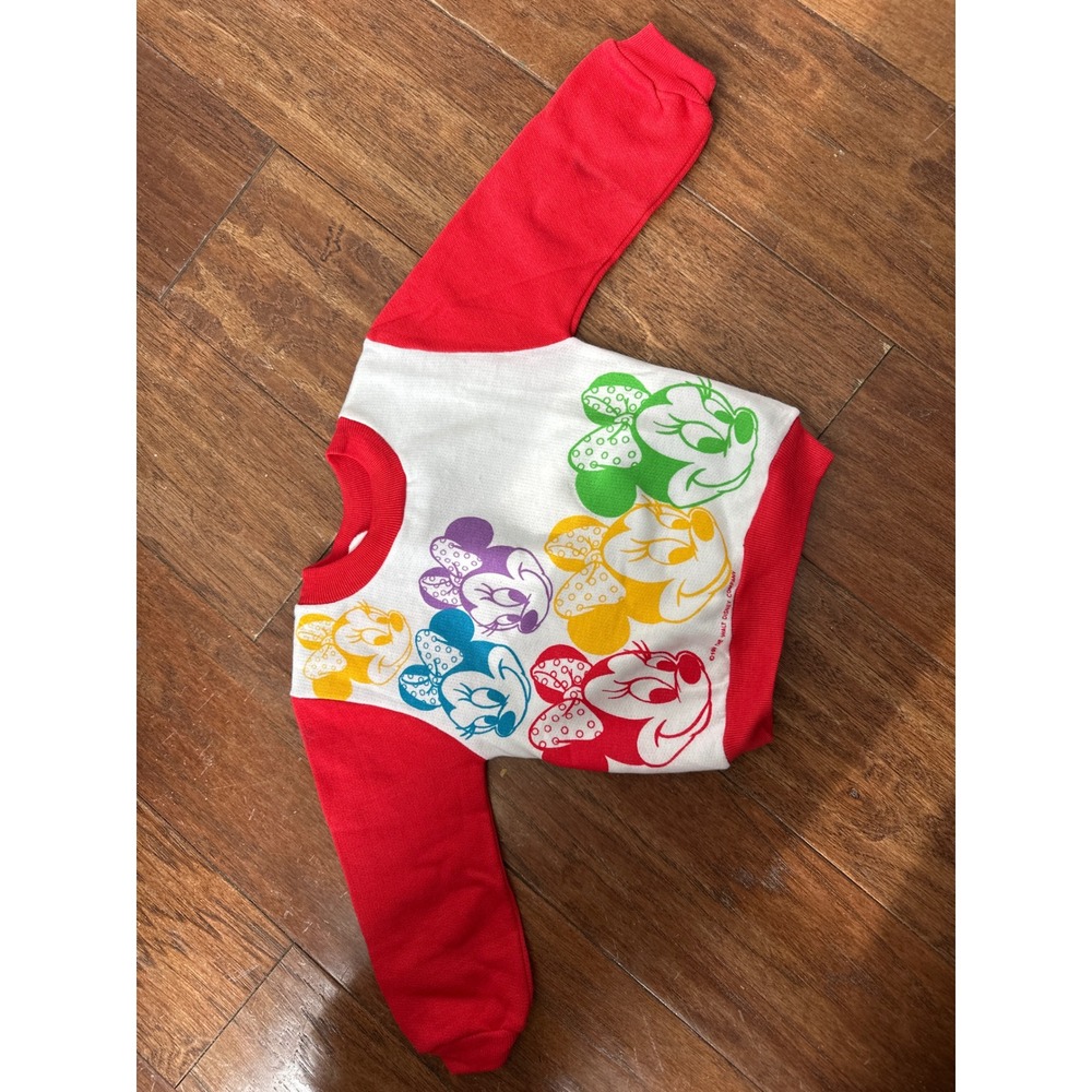 Vintage Disney Babies Mickey‎ Mouse Sweatshirt Toddler 18 Months kidcore